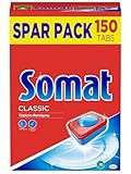 Somat Classic Spülmaschinen Tabs, 150 Tabs, Geschirrspül Tabs für die...