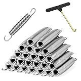 YTSMFL 10 Stück Ersatz Trampolin Federn, Edelstahl Ersatzfedern Robuste...