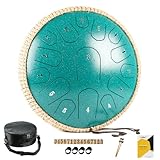 MeloBeat Zungentrommel 13 Zoll 15 Töne - Professionelles Steel Tongue Drum...