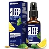 BRAINEFFECT SLEEP SPRAY STRONG Das Original® - Melatonin Spray Hochdosiert...