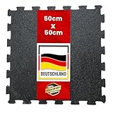 Floordirekt Universelle Schutzmatte, Fallschutzmatte - 50 x 50 x 1,2 cm,...