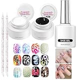 Gel-Set, Fingernagel-Design, dekoratives Maniküre-Set mit langlebigen...