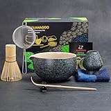 Japanisches Tee-Set (7 Stück) Matcha-Schneebesen-Set Matcha-Schüssel mit...