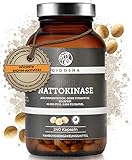 QIDOSHA® Nattokinase Kapseln hochdosiert, hohe Enzymaktivität: 40000 FU/g...