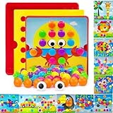 ENIKMOSD Mosaik Steckspiel für Kinder,Steckspiel ab 2 3 4...