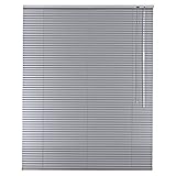 Alu Jalousie Aluminium Jalousette in Farbe Silber - Breite 40 bis 240 cm -...