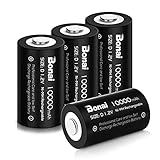 BONAI D Akku 10000mAh Mono D Wiederaufladbar Batterien Hohe Kapazität D...