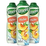 Teisseire Getränke-Sirup Peach/Pfirsich 600ml - Sirup der genauso schmeckt...