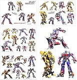 AOMIG Tattoo Kinder, 4 Blätter Tattoo Set Mädchen Jungen, Kinder Tattoos...