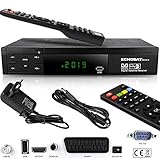 Echosat HDMI SCART HD Receiver Satellit DVB S2 HD Receiver für SAT...