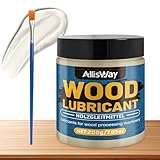 Allisway Holzgleitmittel für Hobelmaschinen, Wood Lubricant mit Bürste,...