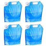 2 STK Wasserkanister 5L, Faltbarer Wasserkanister Faltbar, Camping...
