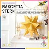 folia 840/1515 - Bastelset Bascetta Stern, Transparent orange, 15 x 15 cm,...