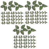 ABOOFAN 300 Stück künstliche grüne Blätter, künstliche Blume,...