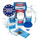 PoolsBest Pool Starter Set 5 in 1 I Pool-Reinigungsset komplett zur...