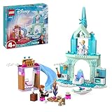 LEGO Disney Frozen Elsas Eispalast, Eiskönigin-Schloss-Spielzeug mit...