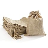 Homealexa 24 Stücke Jutebeutel Jutesäckchen Jute Beutel 15 x 20 cm Säcke...