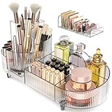 Cibert 360° Drehbarer Make Up Organizer Set mit Kosmetik Organizer...