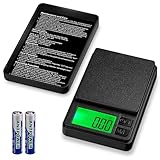Zeawavsl Feinwaage 1000g/0.01g, Multifunktions Taschenwaage Gramm Waage,...
