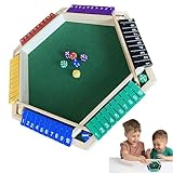 Holzwürfel „Shut the Box“ - für 1 bis 6 Spieler, verbessertes...