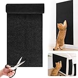 Kratzmatte Katze Selbstklebend, 200×30 cm Kratzteppich Katze Verdickte...