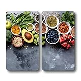 KESPER - Glasschneideplatte-Herdabeckplatte, Material: ESG-Sicherheitsglas,...