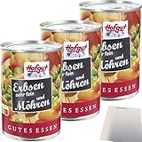 usy Bundle für Hofgut Erbsen sehr fein mit Möhren 3er Pack (3x425ml Dose)...