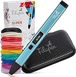 Filapen Premium 3D-Druckstift mit 10 Filamenten und Etui, 3D-Stifte für...