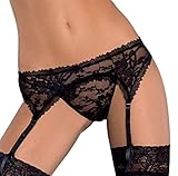 Selente Love & Fun zarter Damen-Strumpfgürtel mit feinem Slip als...