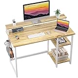 GreenForest Computer Schreibtisch mit vollem Monitor Stand und reversible...