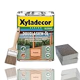 Xyladecor Douglasien Öl Pflegeset Außen Holzöl Boden Terrasse Parkett...