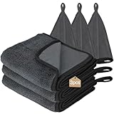 KUOGAS Auto Trockentuch XXL,3 Stück 40 x 60cm Trockentuch Dusche,...