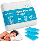 Nackenstützkissen Höheneinstellbares aus Memory Foam Orthopädisches und...