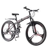 LSLIFE 27.5 Zoll Faltbares Mountainbike Doppelfederung Hardtail Fahrrad...