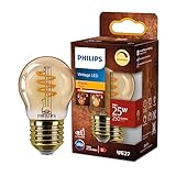Philips LEDclassic E27 Lampe Gold, ersetzt 25W, warmweiß (2200 Kelvin),...