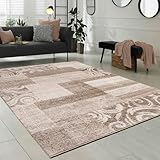 Paco Home Designerteppich für Wohnzimmer Inneneinrichtung Teppich Meliert...