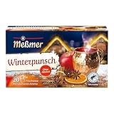 Meßmer Winterpunsch | Früchtetee mit Glühweinaroma, ohne Alkohol | 20...