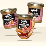 Mandelmus Bundle 3 × 300 g – Braunes, Crunchy & Maple Mandelmus | Vegan...