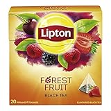 Lipton Schwarzer Tee Waldfrucht für echte Teegenießer aus nachhaltigem...