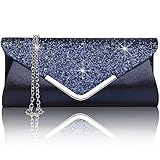 Larcenciel Damen Clutch Abendtasche Unterarmtasche Umhängetasche mit...