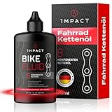 IMPACT Kettenöl Fahrrad 120 ml – 8-Komponenten Allwetter-Öl für...