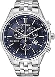 Citizen Herren Chronograph Eco-Drive Uhr mit Edelstahl Armband AT2141-52L