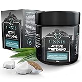 Unnis® Natürliche Kokosnuss Aktivkohle Pulver Zahnaufhellung für Weiße...