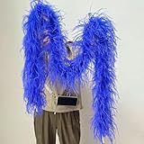 30-lagige mehrfarbige Straußenfedern, Boa-Besätze, zum Nähen, für...