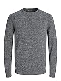 JACK & JONES Dünner Langarm Strickpullover Rundhals Basic Sweater Shirt...