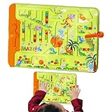 Puzzleaktivitätsbrett für Kinder, magnetische Perlenlabyrinth | Farb- und...