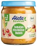 Alete Bio Gläschen Tomaten-Frischkäse-Nudeln, Babynahrung in...