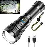 Glarylight Taschenlampe LED Aufladbar 600000 Lumen, LED Taschenlampen...