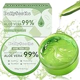Aloe Vera Gel 99 % rein – Feuchtigkeitspflege für Gesicht, Körper und...