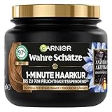 Garnier Wahre Schätze Ausgleichende Charcoal Haarmaske, Haarkur für...